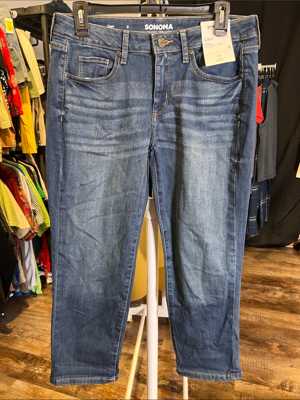 Sonoma Relaxed Fit Men's Dark Blue Denim Jeans